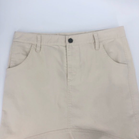 Lauren Ralph Lauren Vintage Off White Denim Skirt - Picture 2 of 10